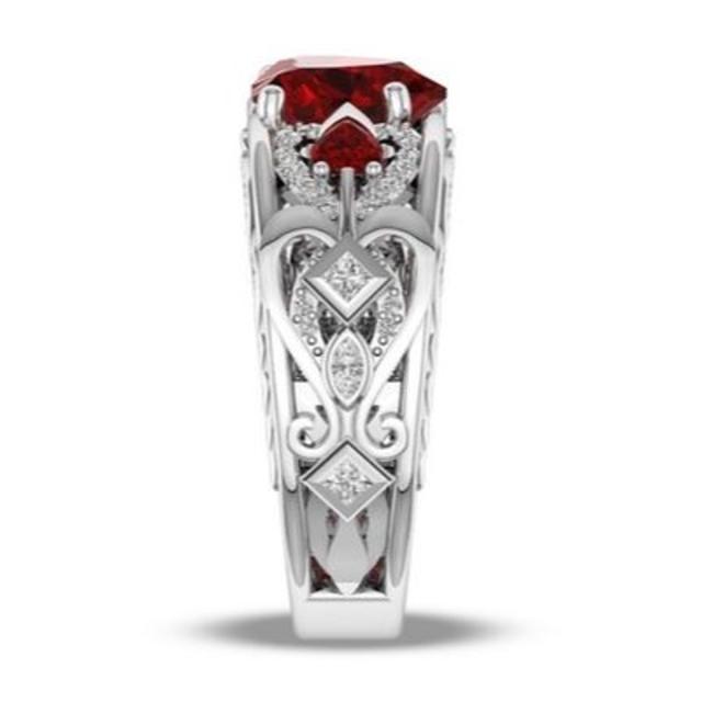 【送料無料】Wedding Engagement Heart Ring  レディースのアクセサリー(リング(指輪))の商品写真