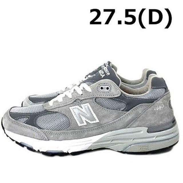 靴/シューズ期間限定SALE!ニューバランスMR993GL(D/27.5cm)灰190303