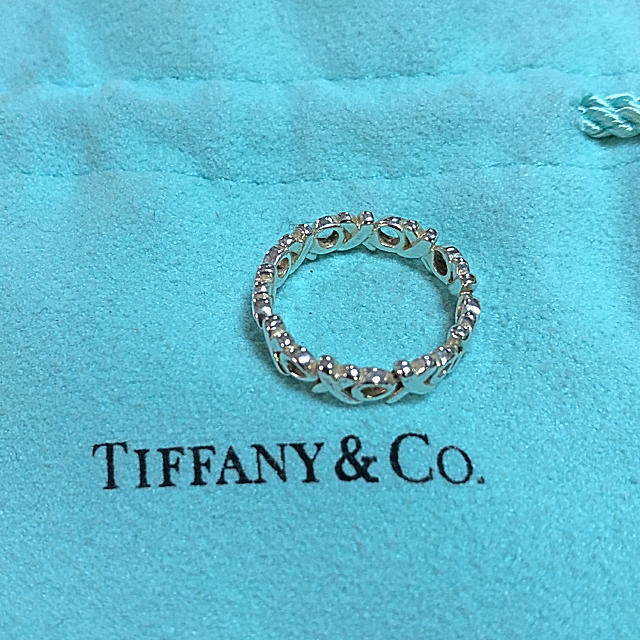 Tiffany & Co.(ティファニー)のティファニー  パロマ ピカソ ラブ＆キス シルバー ピンキー リング レディースのアクセサリー(リング(指輪))の商品写真