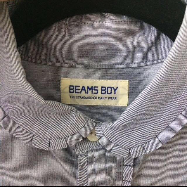 BEAMS BOY(ビームスボーイ)のフリル シャツ レディースのトップス(シャツ/ブラウス(長袖/七分))の商品写真