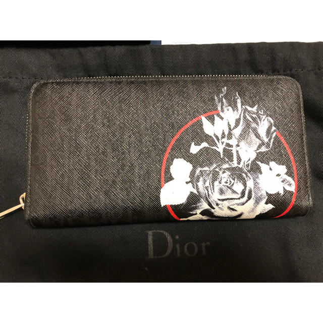 DIOR HOMME - Dior homme 長財布 Rosesの通販 by shop｜ディオールオム