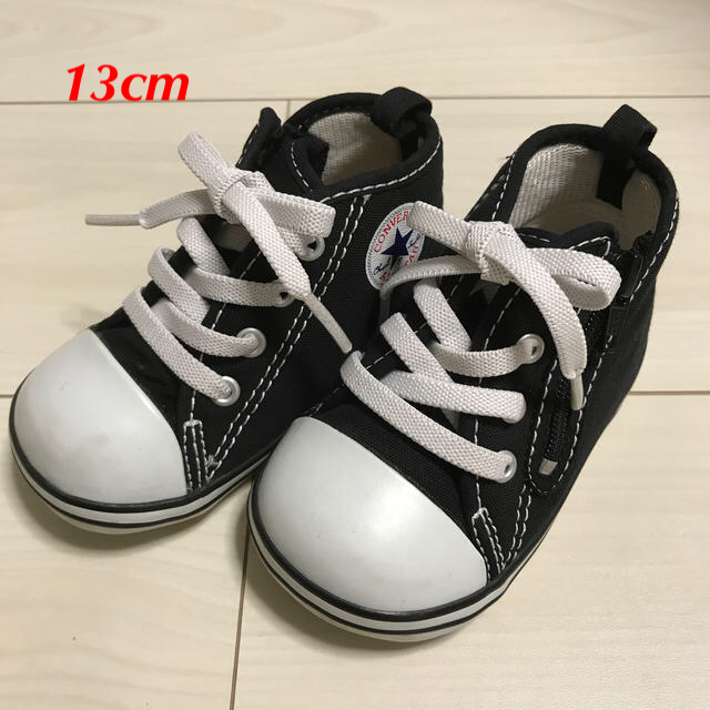 CONVERSE(コンバース)の【13cm】コンバース  オールスター　スニーカー 　黒 キッズ/ベビー/マタニティのベビー靴/シューズ(~14cm)(スニーカー)の商品写真