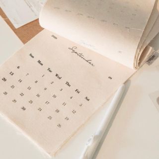 depound  2020年 fabric calendar(カレンダー/スケジュール)