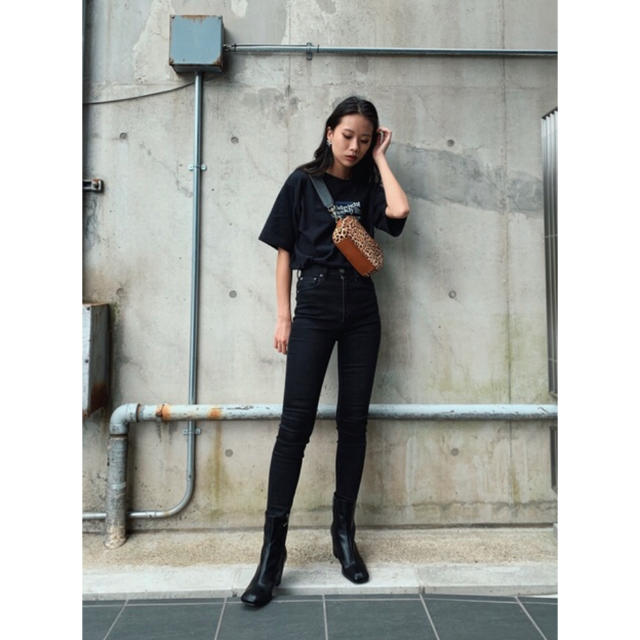 MOUSSY  HW Rebirth L／BLACK SKINNY