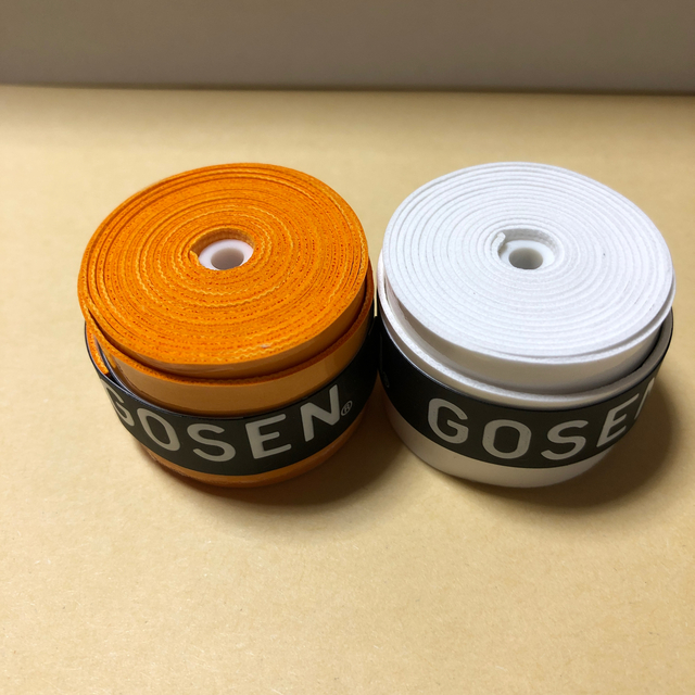 GOSEN(ゴーセン)のGOSENグリップテープ 2個 フラッシュイエローと黄 スポーツ/アウトドアのスポーツ/アウトドア その他(バドミントン)の商品写真