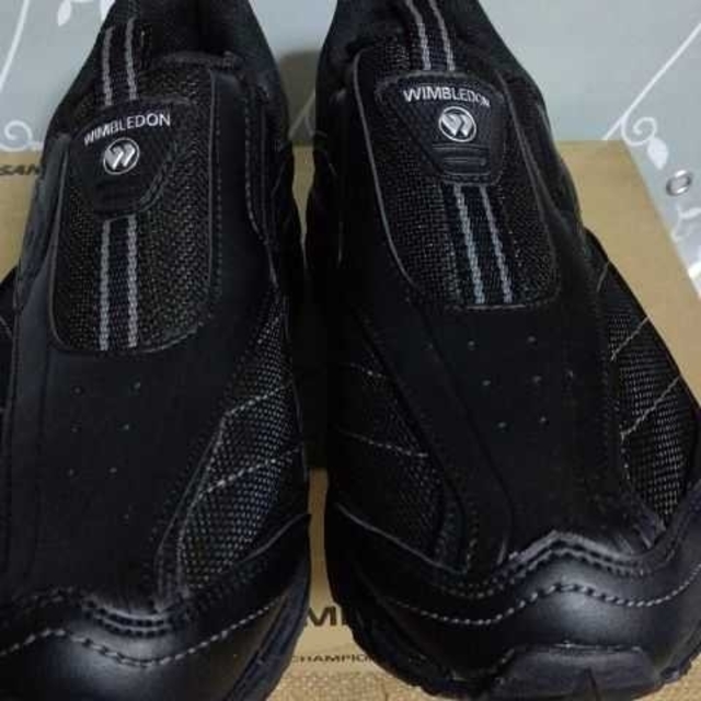 アサヒシューズ(アサヒシューズ)の25.5cm  アサヒシューズ・メンズ Wimbledon黒スニーカー メンズの靴/シューズ(スニーカー)の商品写真