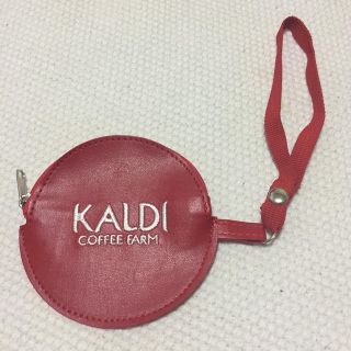 カルディ(KALDI)のKALDI 赤色 コインケース(コインケース)