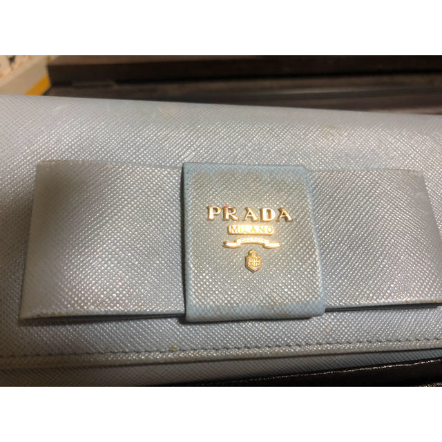 PRADA(プラダ)のプラダ サフィアーノ 長財布 レディースのファッション小物(財布)の商品写真