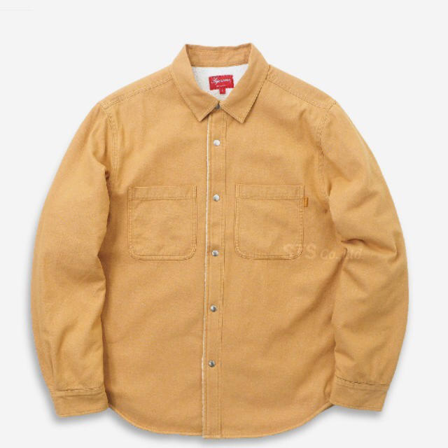 supreme SHERPA LINED DENIM SHIRT メンズ Gジャン/デニムジャケット