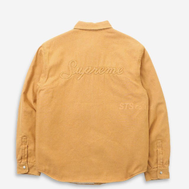 Supreme(シュプリーム)のsupreme SHERPA LINED DENIM SHIRT メンズのジャケット/アウター(Gジャン/デニムジャケット)の商品写真