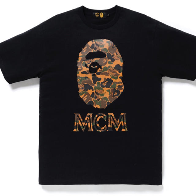 BAPE × MCM コラボ　Tシャツ