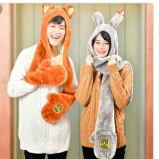 ディズニーランド ズートピア ニック&ジュディー マフラー www