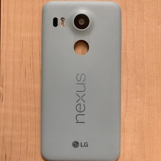 Nexus5X リアカバー アイスブルー 純正(スマートフォン本体)