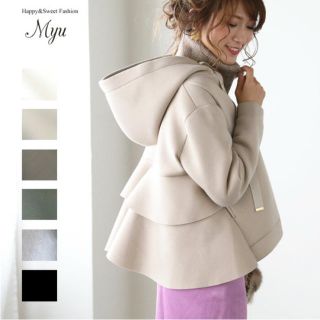 Myu♡バックフリルパーカー♡新作♡新品♡(パーカー)