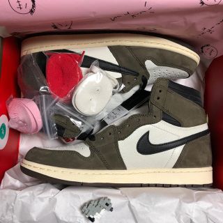 ナイキ(NIKE)のAIR JORDAN 1 TRAVIS SCOTT 28 US10(スニーカー)