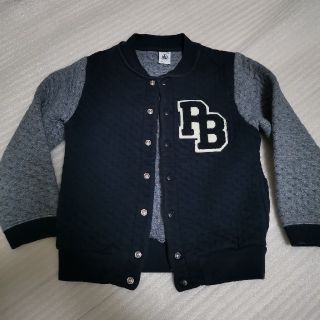 プチバトー(PETIT BATEAU)のポン様専用usedプチバトーキッズチュービック素材ジャケット6ans/116㎝紺(ジャケット/上着)