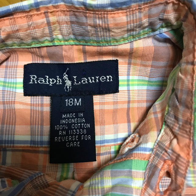 Ralph Lauren(ラルフローレン)のラルフローレン　キッズシャツ キッズ/ベビー/マタニティのキッズ服男の子用(90cm~)(ブラウス)の商品写真