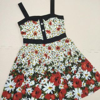 ジルバイジルスチュアート(JILL by JILLSTUART)のジルバイジル 赤白フラワーワンピ 未使用(その他)