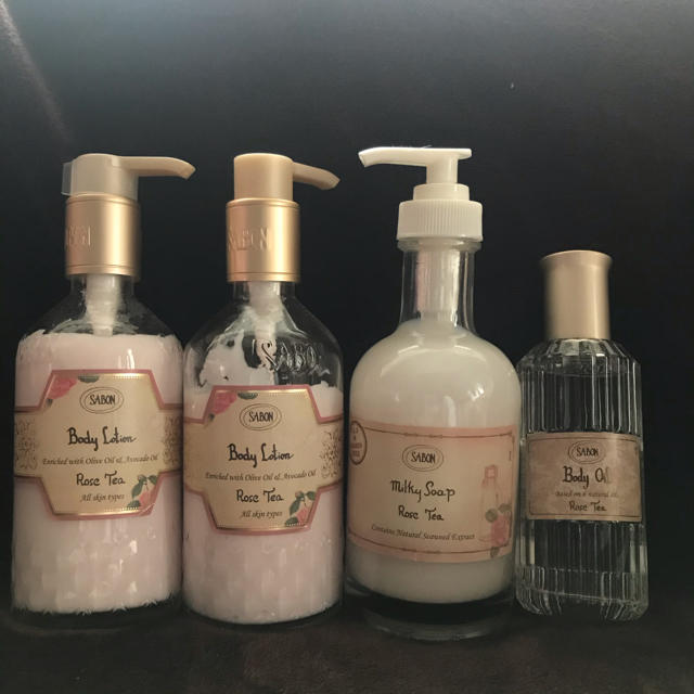 SABON サボン ボディローション ボディオイル ローズティー ミルキーソープ