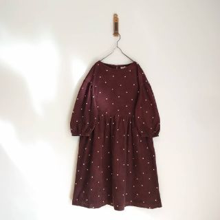 ドットアンドストライプスチャイルドウーマン(Dot&Stripes CHILDWOMAN)の21Wシャツコールドットプリントワンピース(ひざ丈ワンピース)