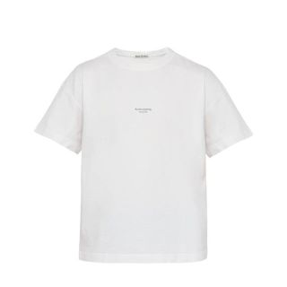 アクネスタジオ/Acne StudiosホワイトプリントTシャツX Sサイズ