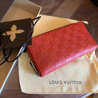 ルイヴィトン(LOUIS VUITTON)の【zuka様専用】ルイヴィトン　ダミエ　オレンジ　長財布　財布(長財布)