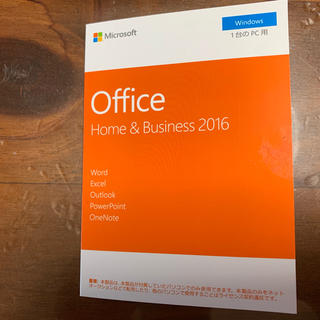 マイクロソフト(Microsoft)のOffice Home & Business 2016(PC周辺機器)