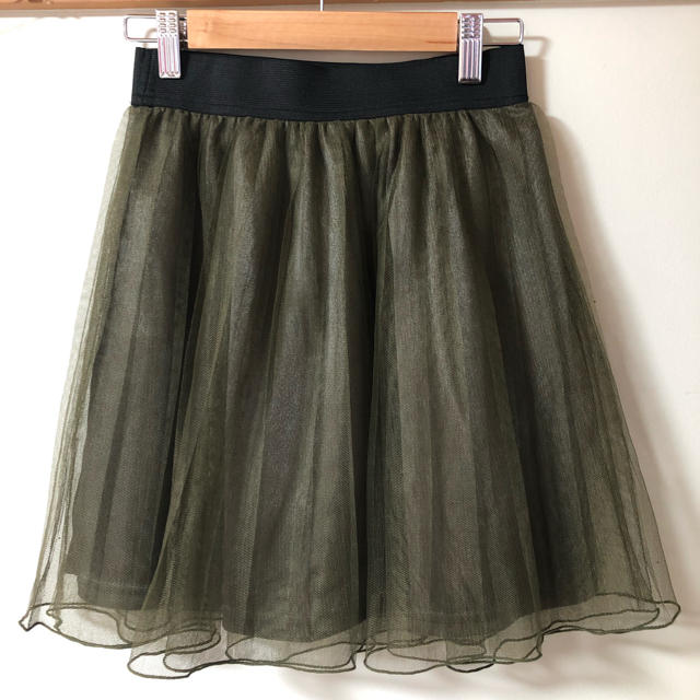 レピピアルマリオ  オーガンジースカート Sサイズ キッズ/ベビー/マタニティのキッズ服女の子用(90cm~)(スカート)の商品写真