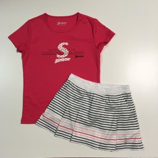 スリクソン(Srixon)のusedスリクソンTシャツM/SDL-8861WスコートM/SDK-2985W(ウェア)