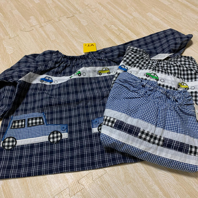 男児用　スモック　3枚セット キッズ/ベビー/マタニティのキッズ服男の子用(90cm~)(その他)の商品写真