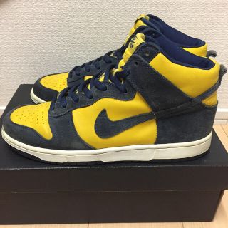 28.5cm 07年製 NIKE DUNK HIGH QK(VTNG) ミシガン