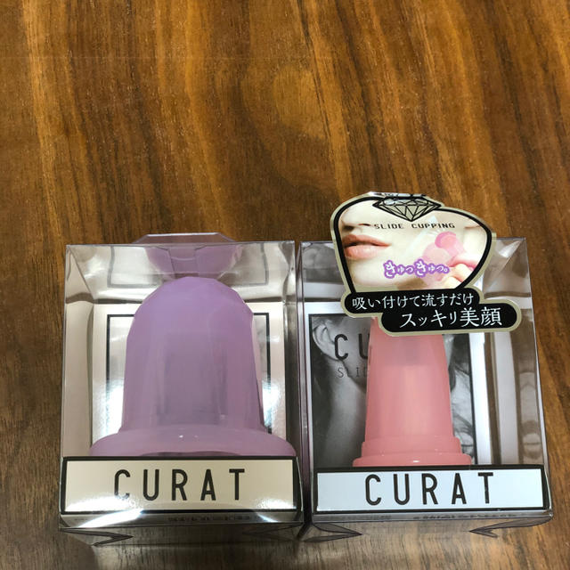 CURAT 2セット　ボディ、顔用 コスメ/美容のダイエット(エクササイズ用品)の商品写真