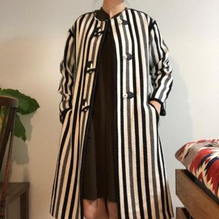 イザベルマラン(Isabel Marant)のイザベルマラン ダッフルコート ストライプ ISABELMARANT 34(ダッフルコート)