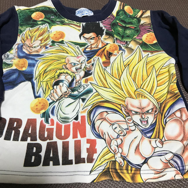 ドラゴンボール(ドラゴンボール)のused☆ドラゴンボールＺ　トレーナー100 キッズ/ベビー/マタニティのキッズ服男の子用(90cm~)(Tシャツ/カットソー)の商品写真