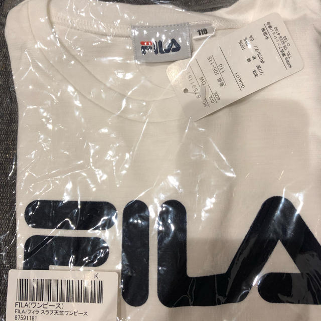 FILA(フィラ)のFILA トップス ワンピース キッズ/ベビー/マタニティのキッズ服女の子用(90cm~)(ワンピース)の商品写真