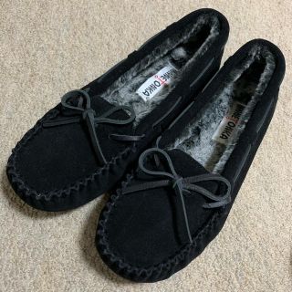 ミネトンカ(Minnetonka)のミネトンカ　モカシン　ファー　us9(スリッポン/モカシン)