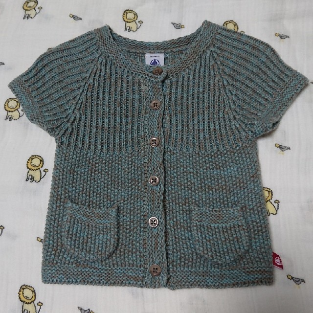 PETIT BATEAU(プチバトー)のプチバトー カーディガン キッズ/ベビー/マタニティのベビー服(~85cm)(カーディガン/ボレロ)の商品写真