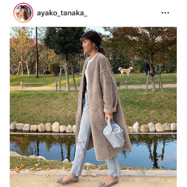 ZARA リバーシブルボアコート　田中彩子　人気完売