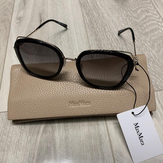 Max Mara(マックスマーラ)の新品 定価3万 Max Mara サングラス メガネ 正規品 限定 眼鏡 伊達 レディースのファッション小物(サングラス/メガネ)の商品写真