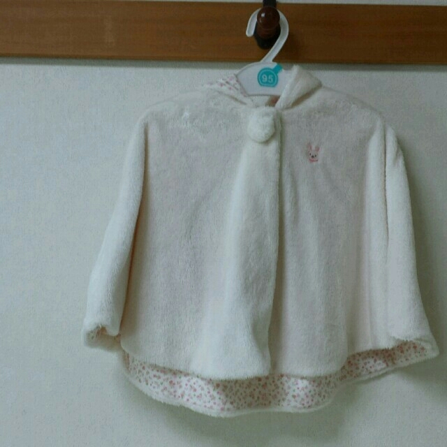 mikihouse(ミキハウス)のミキハウス ポンチョ70-90 キッズ/ベビー/マタニティのベビー服(~85cm)(ジャケット/コート)の商品写真