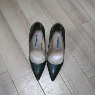 マノロブラニク(MANOLO BLAHNIK)のマノロブラニク パンプス 36.5 ロンハーマン(ハイヒール/パンプス)