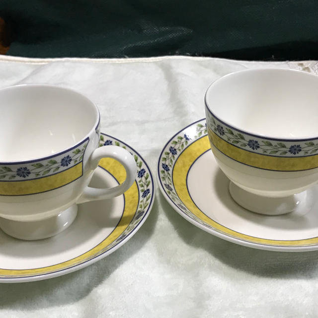 WEDGWOOD(ウェッジウッド)のウェッジウッドカップ&ソーサー2客 インテリア/住まい/日用品のキッチン/食器(食器)の商品写真