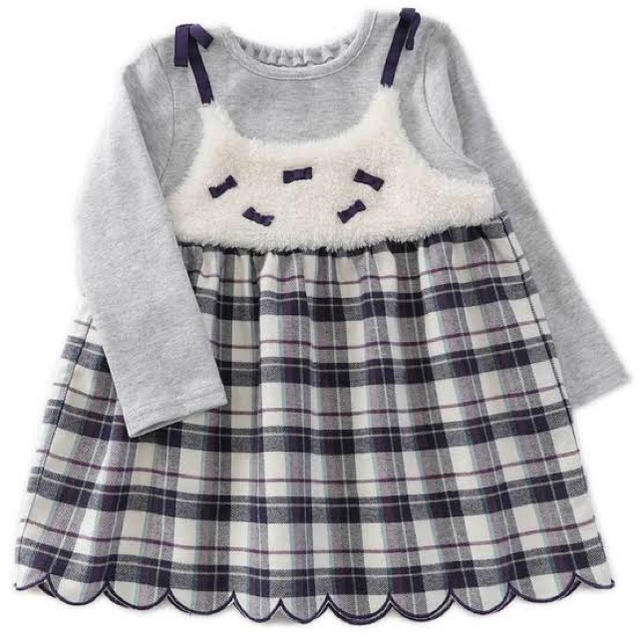 Biquette Club(ビケットクラブ)の新品未使用タグ付き　ワンピース キッズ/ベビー/マタニティのキッズ服女の子用(90cm~)(ワンピース)の商品写真