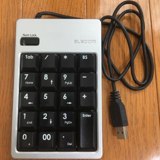 エレコム(ELECOM)のいくみ様専用★  ELECOM USBテンキーパッド TK-UFHSV(PC周辺機器)