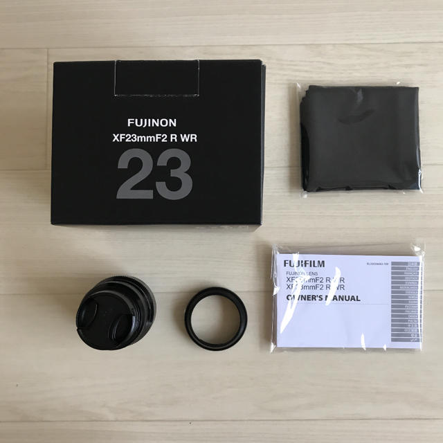 【美品】FUJIFILM 単焦点広角レンズ XF23mmF2 R WR B