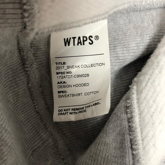 W)taps(ダブルタップス)のwtaps design hooded 17aw 大人気モデル　パーカー メンズのトップス(パーカー)の商品写真