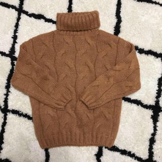 ザラキッズ(ZARA KIDS)の新品zarakidsタートルケーブルニットザラキッズ秋冬子供(ニット)