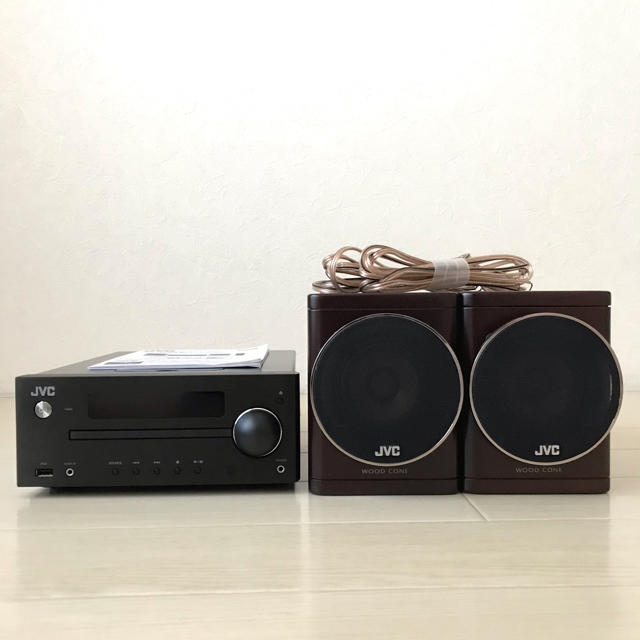 ☆送料無料☆ 当日発送可能 JVC EX-N5 ウッドコーン コンパクト