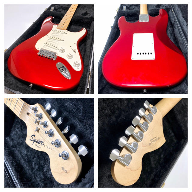 Fender(フェンダー)の【美品/人気のCAR】Squier by fender ストラトキャスター 楽器のギター(エレキギター)の商品写真