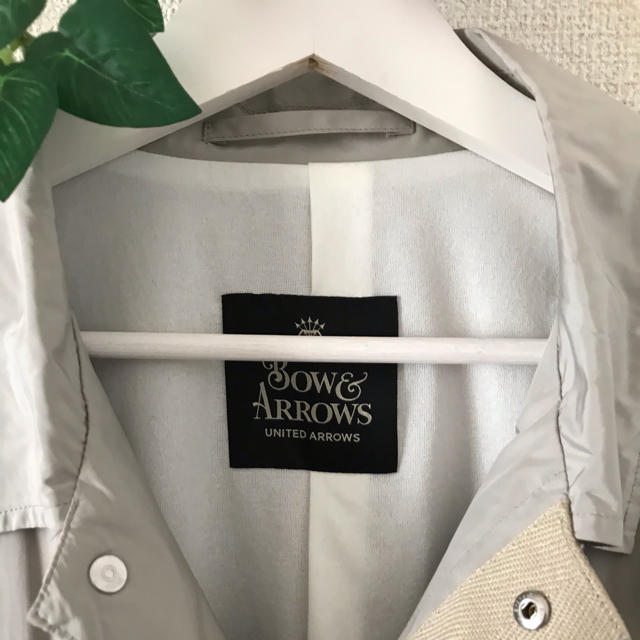 UNITED ARROWS(ユナイテッドアローズ)のユナイテッドアローズ BOW&ARROWS ナイロンコート　ステンカラー メンズのジャケット/アウター(ステンカラーコート)の商品写真